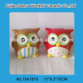 Cute owl shaped ceramic saving bank,piggy bank,money box,coin box